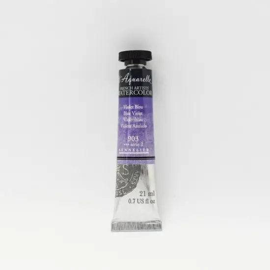 Sennelier French Artists' Watercolor, 21mL 903 Blue Violet S2 {1}