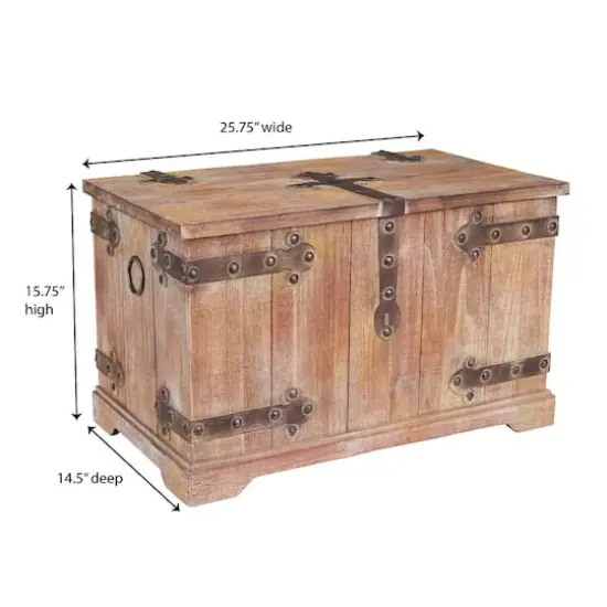 Household Essentials Hinge Decorative Trunk (Large) {4}