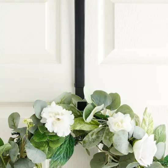 Black Adjustable Wreath Hanger by Ashland&reg; {4}