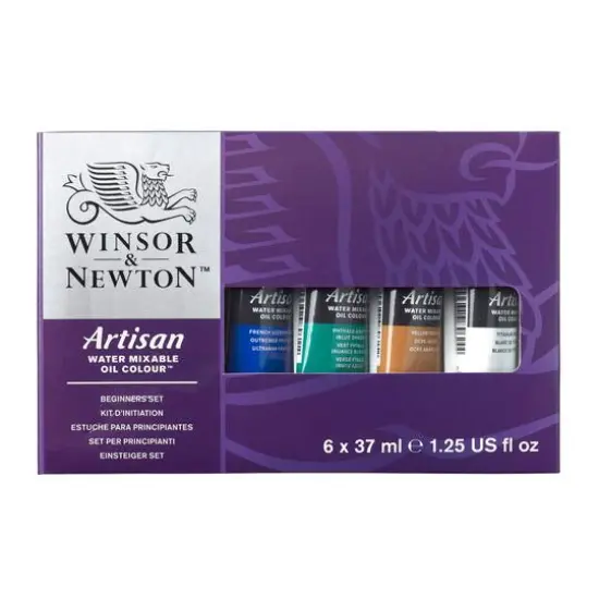 Winsor & Newton&reg; Artisan Water Mixable Oil Colour&trade; 6 Tube Beginner Set {1}