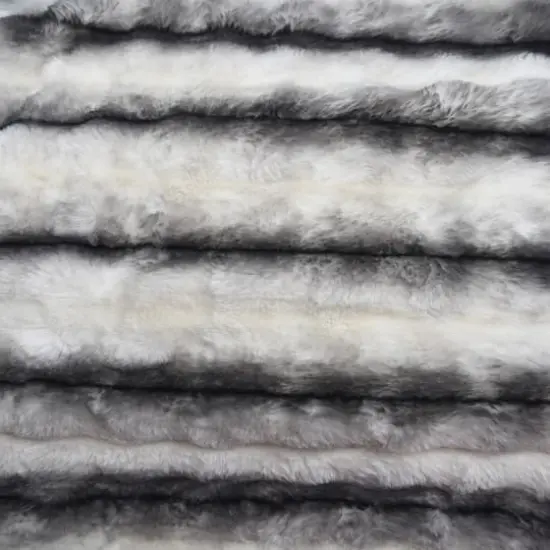 Feldman Gray Faux Chinchilla Fur {3}