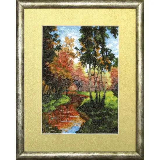 Charivna Mit Gold Autumn Cross Stitch Kit {1}