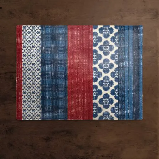 Designs Direct Patriotic Patchwork Cotton Twill Placemat {3}