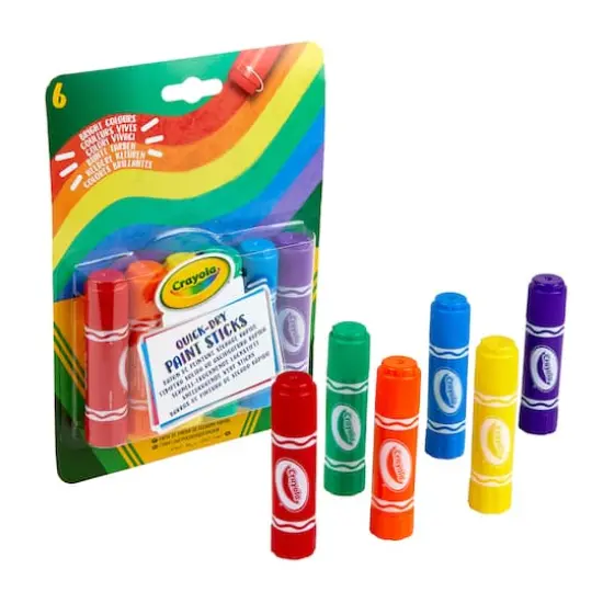 Crayola&reg; Project&trade; Quick-Dry Paint Sticks, 6 Packs of 6 {5}