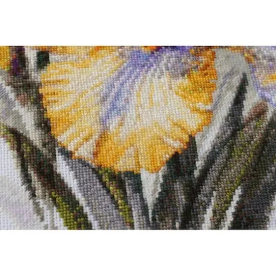 Abris Art Irises Cross Stitch Kit {4}