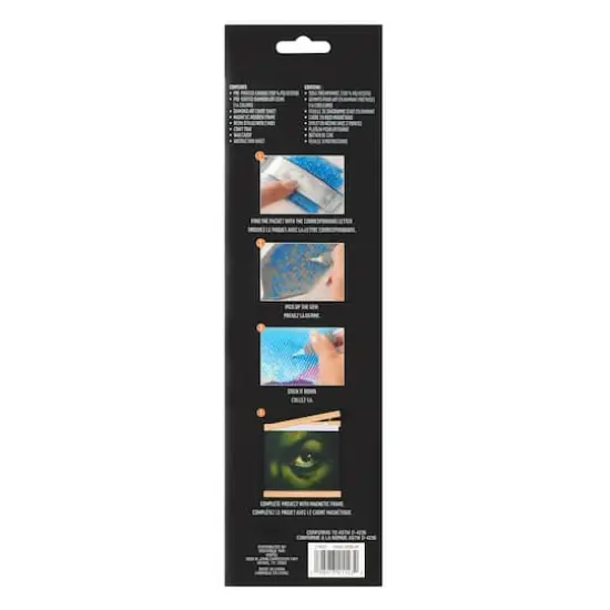 8" x 10" Witch Eye Diamond Art Kit with Magnetic Frame by Make Market&reg; {5}