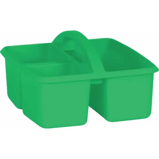 Teacher Created Resources Plastic Storage Caddy, 6ct. Green {1}