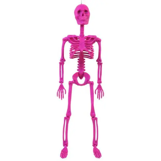 3ft. Hot Pink Glitter Skeleton by Ashland&reg; {1}