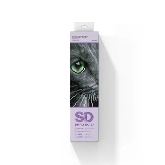 Diamond Dotz&reg; Smokey Grey Diamond Painting Kit {4}