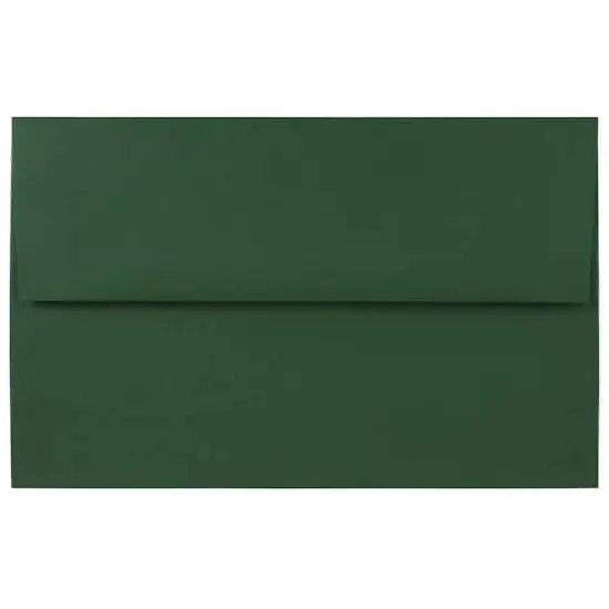 JAM Paper A10 Recycled Invitation Envelopes, 50ct. Dark Green {1}