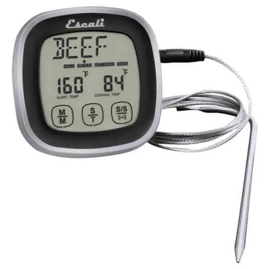 Escali Black Touch Screen Thermometer & Timer {1}