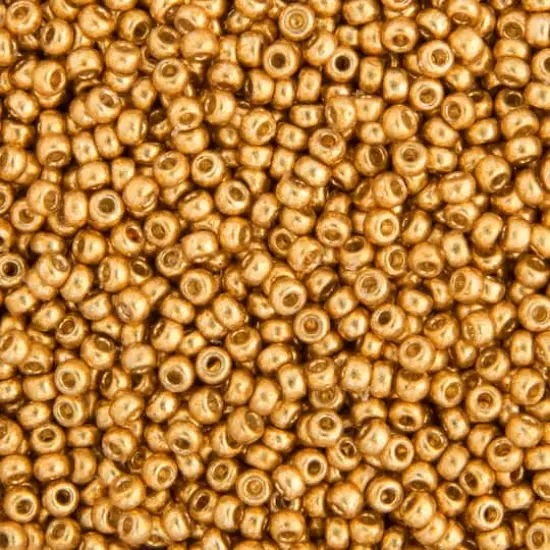 John Bead Miyuki&reg; 11/0 Glass Seed Beads, 250g Duracoat Galvanized Gold {1}