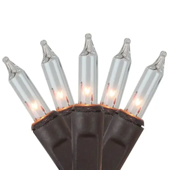 Pre-Lit Mini Clear Christmas Lights Net-Style Tree Trunk Wrap {3}