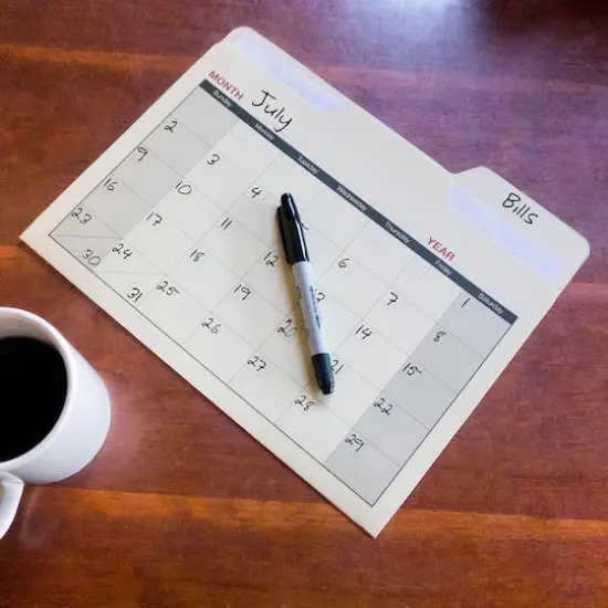 Find It Trading Manila Calendar Folder, 12ct. {3}