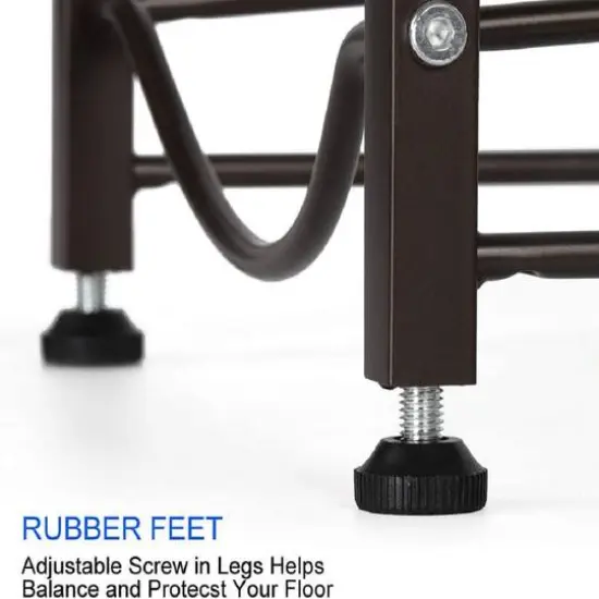 NEX&trade; Dark Brown 5 Tier 5 Gallon Metal Water Jug Holder Storage Rack {4}