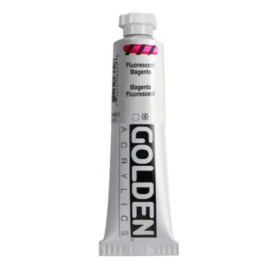 Golden&reg; 2oz. Heavy Body Acrylic Paint Fluorescent Magenta {1}