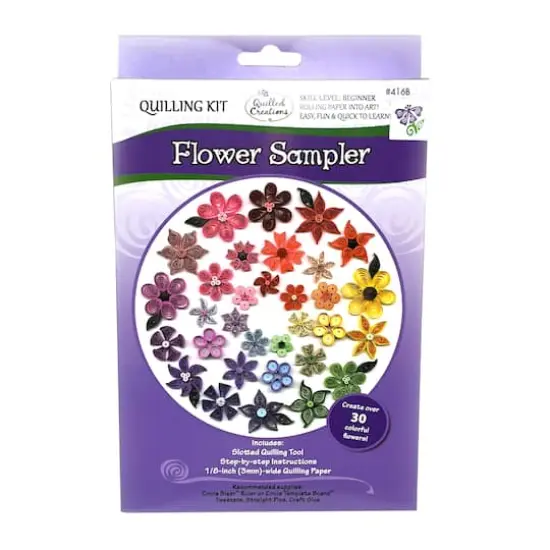 Quilled Creations&trade; Flower Sampler Quilling Kit {1}