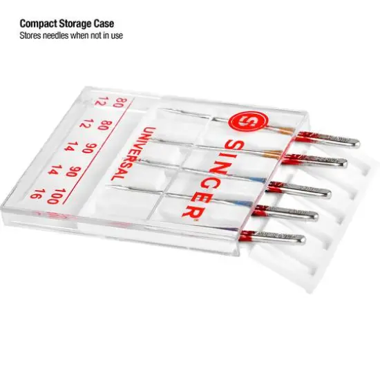 SINGER&reg; Regular Point Needles, 5ct. {6}