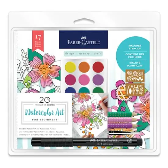 Faber-Castell&reg; Watercolor Art for Beginners&trade; Set {1}