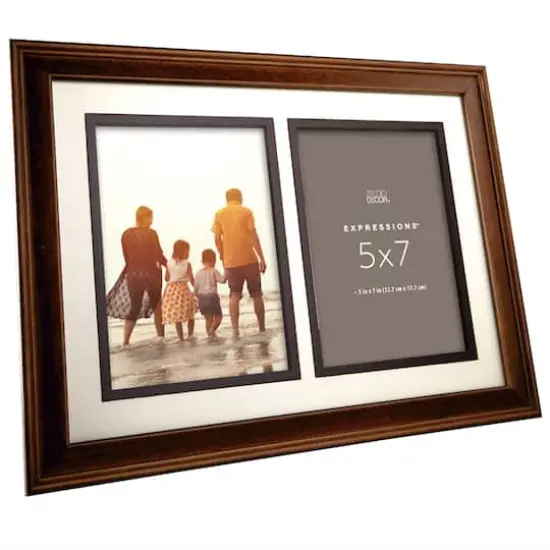 Expressions&trade; 2 Opening Collage Frame by Studio D&eacute;cor&reg; Espresso {5}