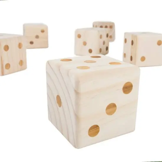 Toy Time Giant Wooden Yard Dice Game {4}