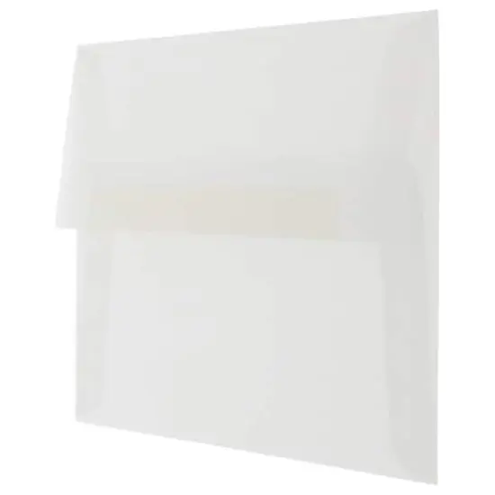 JAM Paper A10 Translucent Vellum Invitation Envelopes, 25ct. Clear {4}