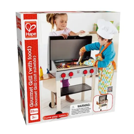 Hape Gourmet Grill Kids Wooden Play Kitchen {5}