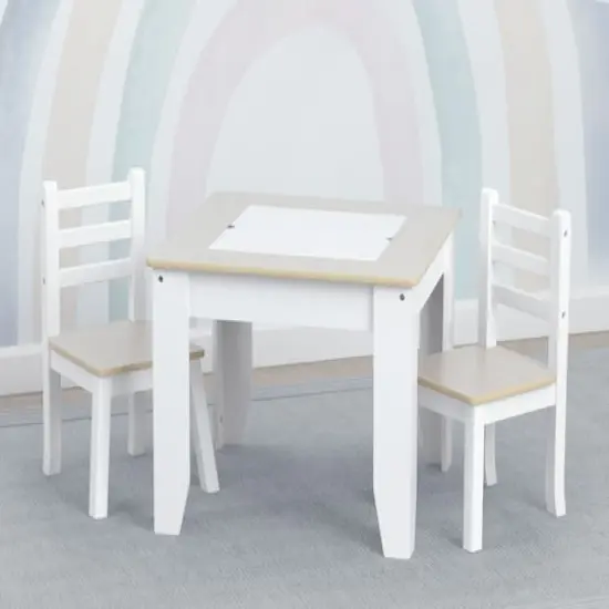 Chelsea White Table & Chair Set {4}