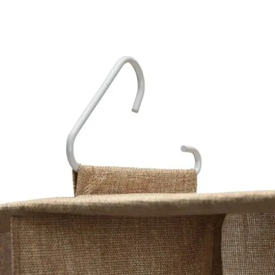 Household Essentials 19" 4-Pocket Wide Organizer Brown {7}