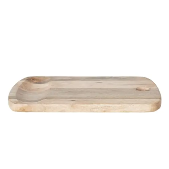 Hello Honey&reg; 18" Natural Culinary Craftsman Mango Wood Cheese & Cutting Board {9}