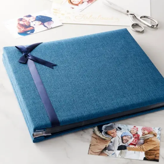 Teal Mega Scrapbook with Ribbon by Recollections&trade; {3}