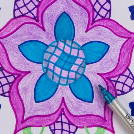 VIVID by Brea Reese&reg; Tile Mixed Media Coloring Pad {6}