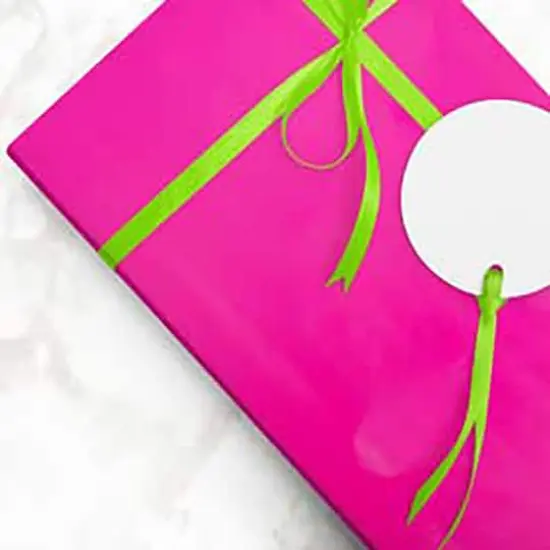 JAM Paper Glossy Gift Wrap, 2ct. Fuchsia {6}