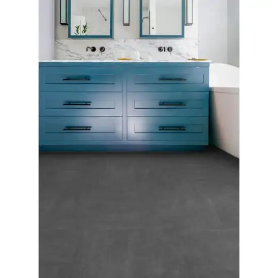 FloorPops Quarry Dark Gray Peel & Stick Floor Tiles {5}
