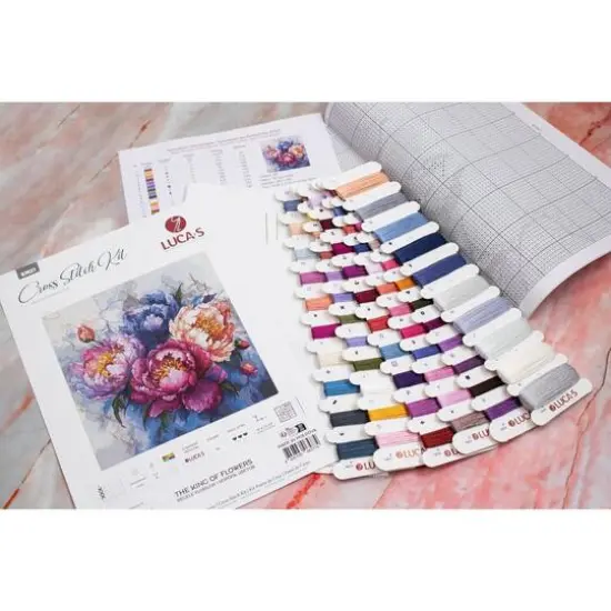Luca-S The King of Flowers Counted Cross Stitch Kit {8}