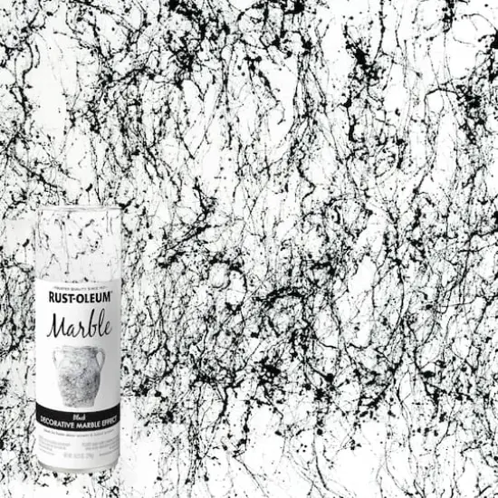 Rust-Oleum&reg; Marble Spray Paint Black {3}