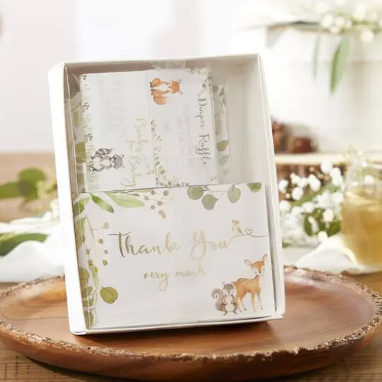 Kate Aspen&reg; Woodland Baby Shower Invitation & Thank You Card Bundle {5}