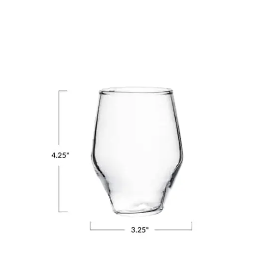 Hello Honey&reg; 3.25" Clear Round Drinking Glasses, 6ct. {5}