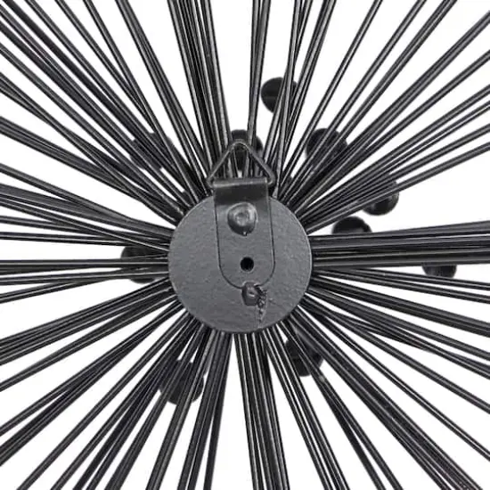 Silver Metal Starburst Modern Wall D&eacute;cor Set {5}