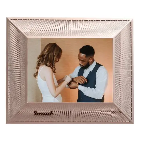 Aura Frames Platinum Rose Smith Frame with Speaker {1}