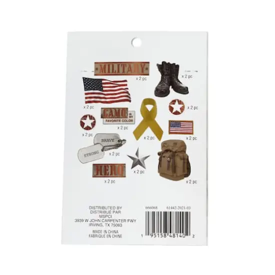 Military Die Cut Stickers by Recollections&trade; {4}