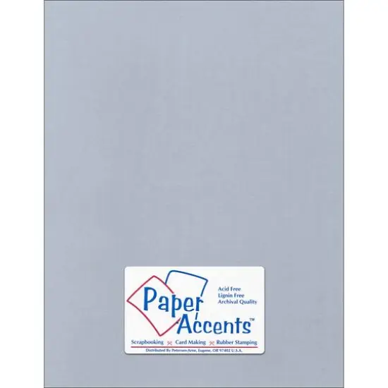 PA Paper™ Accents 8.5" x 11" 80lb. Canvas Cardstock Paper, 25 Sheets Dovetail {1}