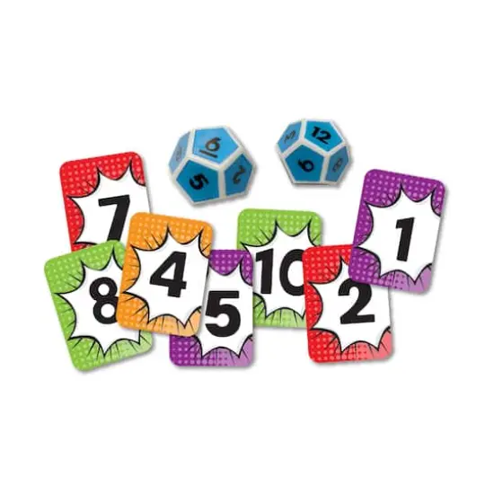 Scholastic Math Match Dice & Card Game {3}