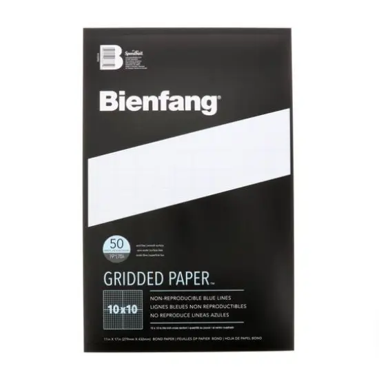 Bienfang&reg; Designer 10 x 10 Grid Paper Pad {1}