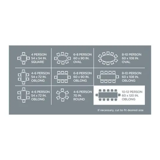 Home Details 120" Clear Tablecloth Protector {6}