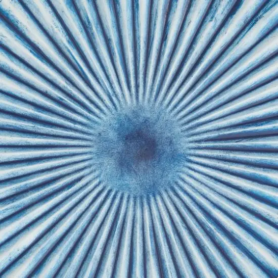 Blue Wood Coastal Abstract Art Wall Decor, Set of 4 16" x 16" {4}