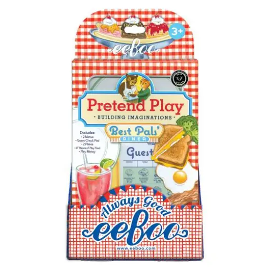 eeBoo Pretend Play Best Pals' Diner Set {1}