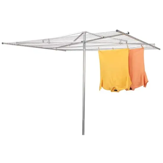 Household Essentials Parallel Clothesline Outdoor Dryer Silver Rotary {4}