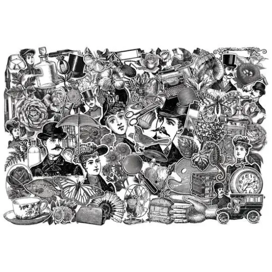 Idea-Ology Layers Die-Cuts 76/Pkg-Engraving {3}