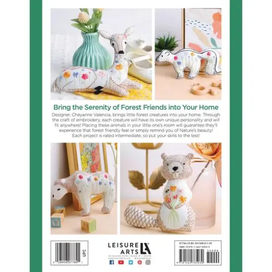 Leisure Arts&reg; Stitchery Forest Friends Book {3}